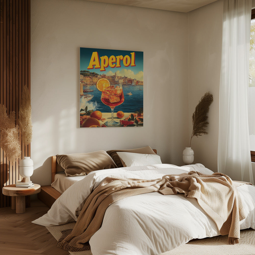 Aperol Vintage Werbung | Leinwand