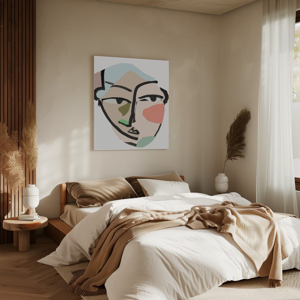Visage No2 Kunstdruck | Leinwand