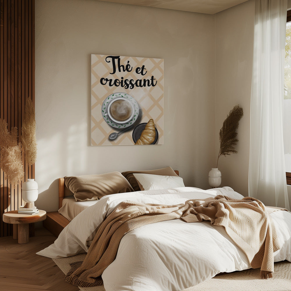 Das Croissant | Leinwand