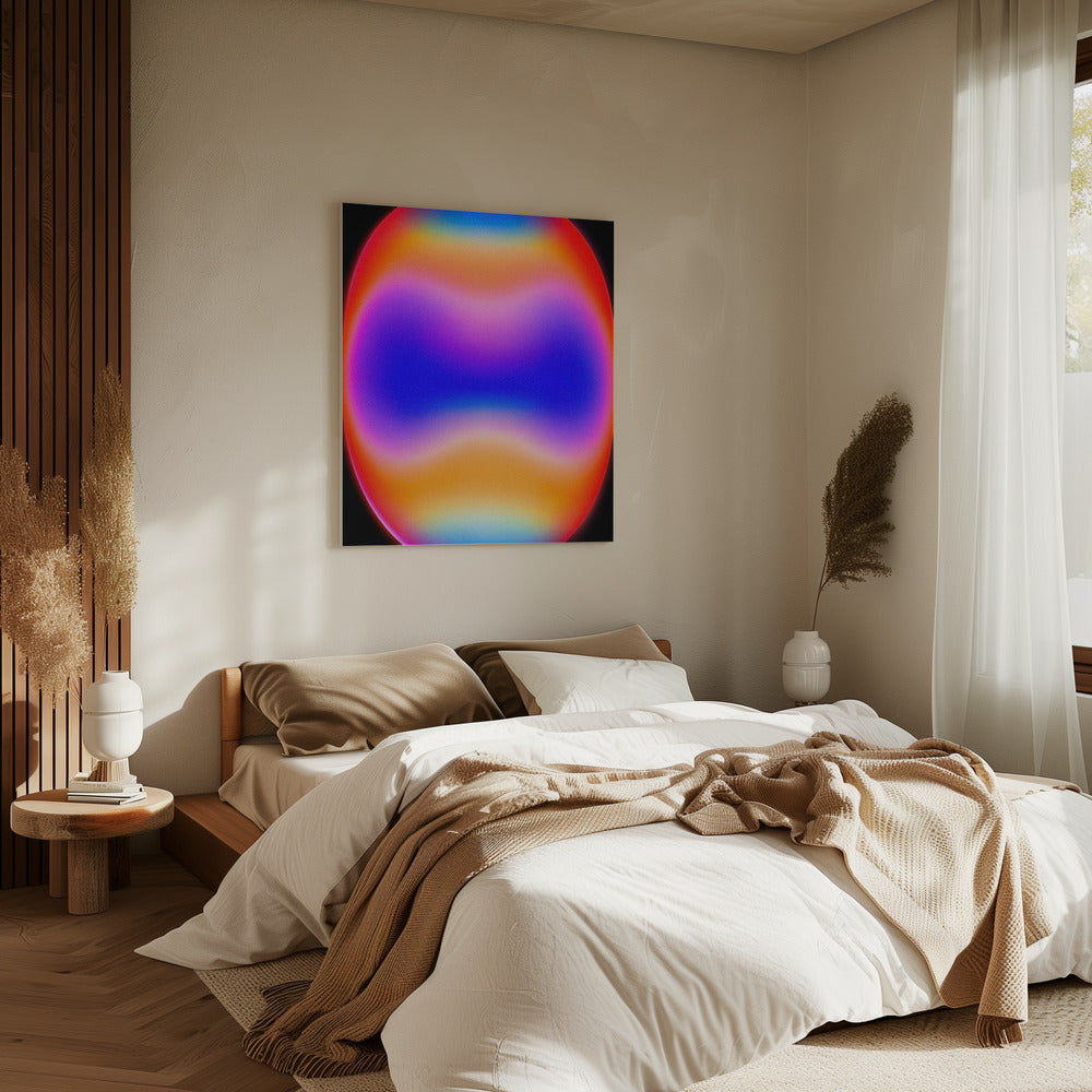 Paradies Farbverlauf Glow | Leinwand
