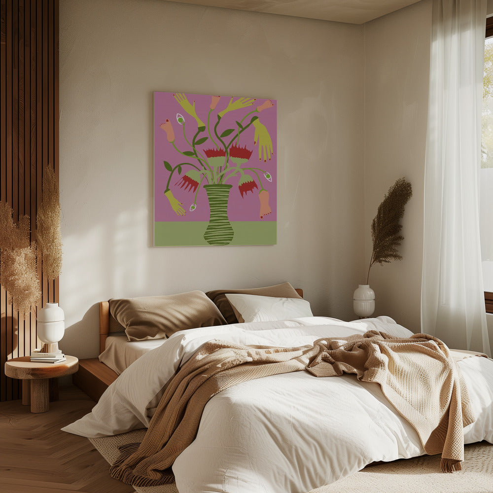 Die seltsame Vase | Leinwand