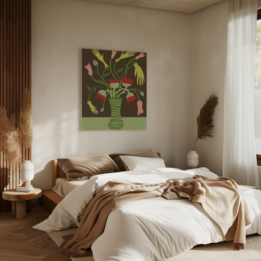 Die seltsame Vase | Leinwand