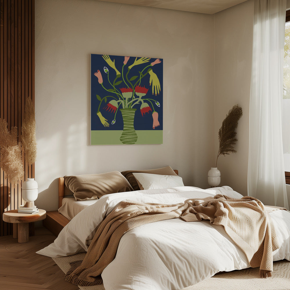 Die seltsame Vase | Leinwand