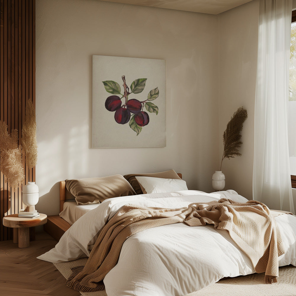 Vintage-Obstsammlung | Leinwand