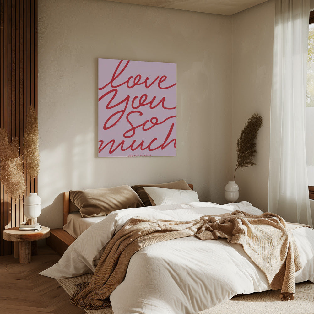 Ich liebe dich so sehr | Leinwand
