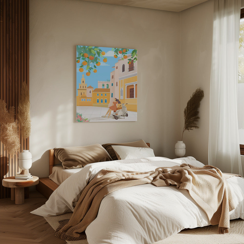 Sevilla Orangen, Spanien | Leinwand