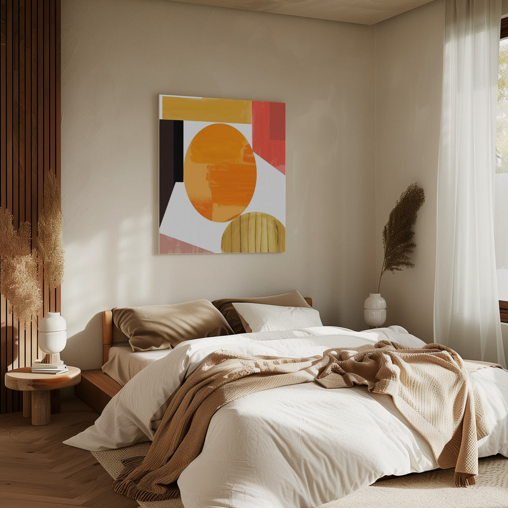 Geometrische Wärme Nr. 2 | Leinwand