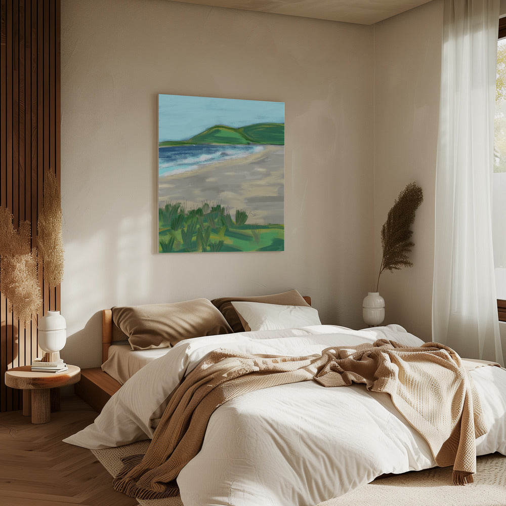 Verträumte Strandszene | Leinwand