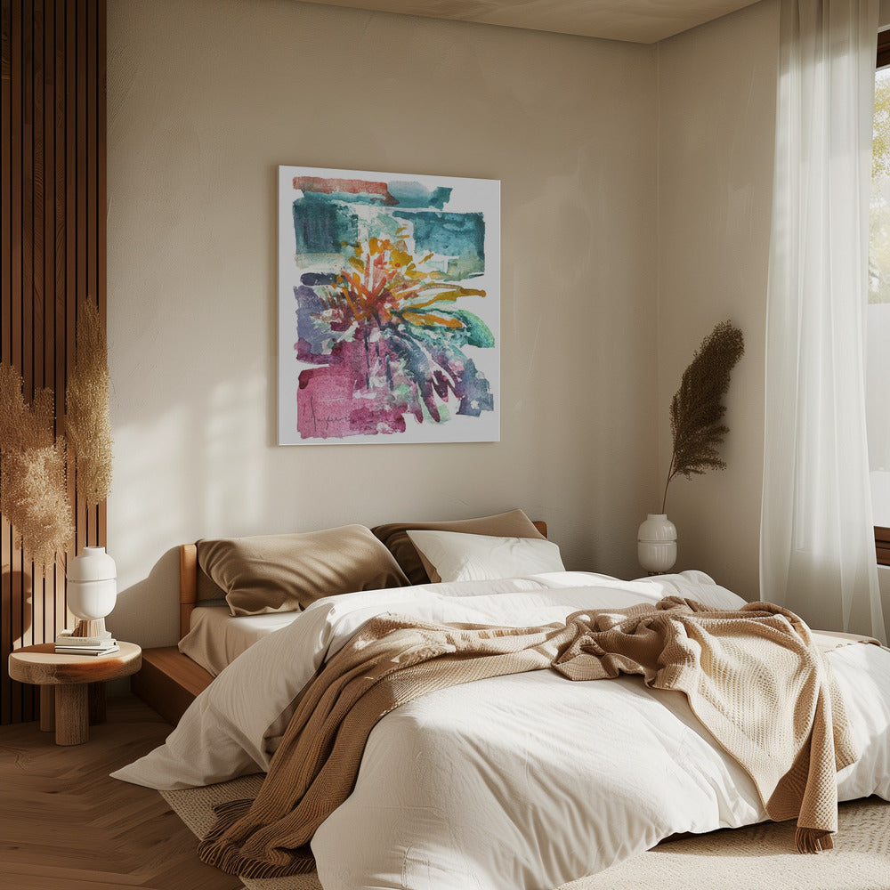 Orchideen-Passion-Aquarell | Leinwand