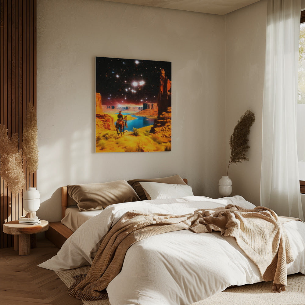 Die kosmische Grenze | Leinwand