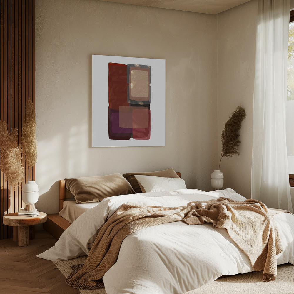 Tiefe Schattierungen Formen 1 | Leinwand