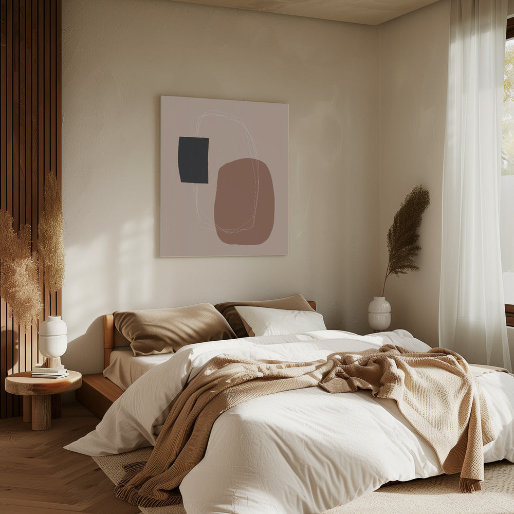 Minimalistische geometrische Formen | Leinwand