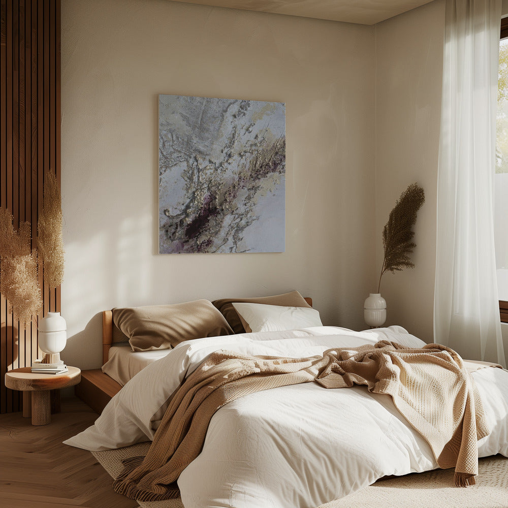 Golden Ravine – Goldene Highlights | Leinwand