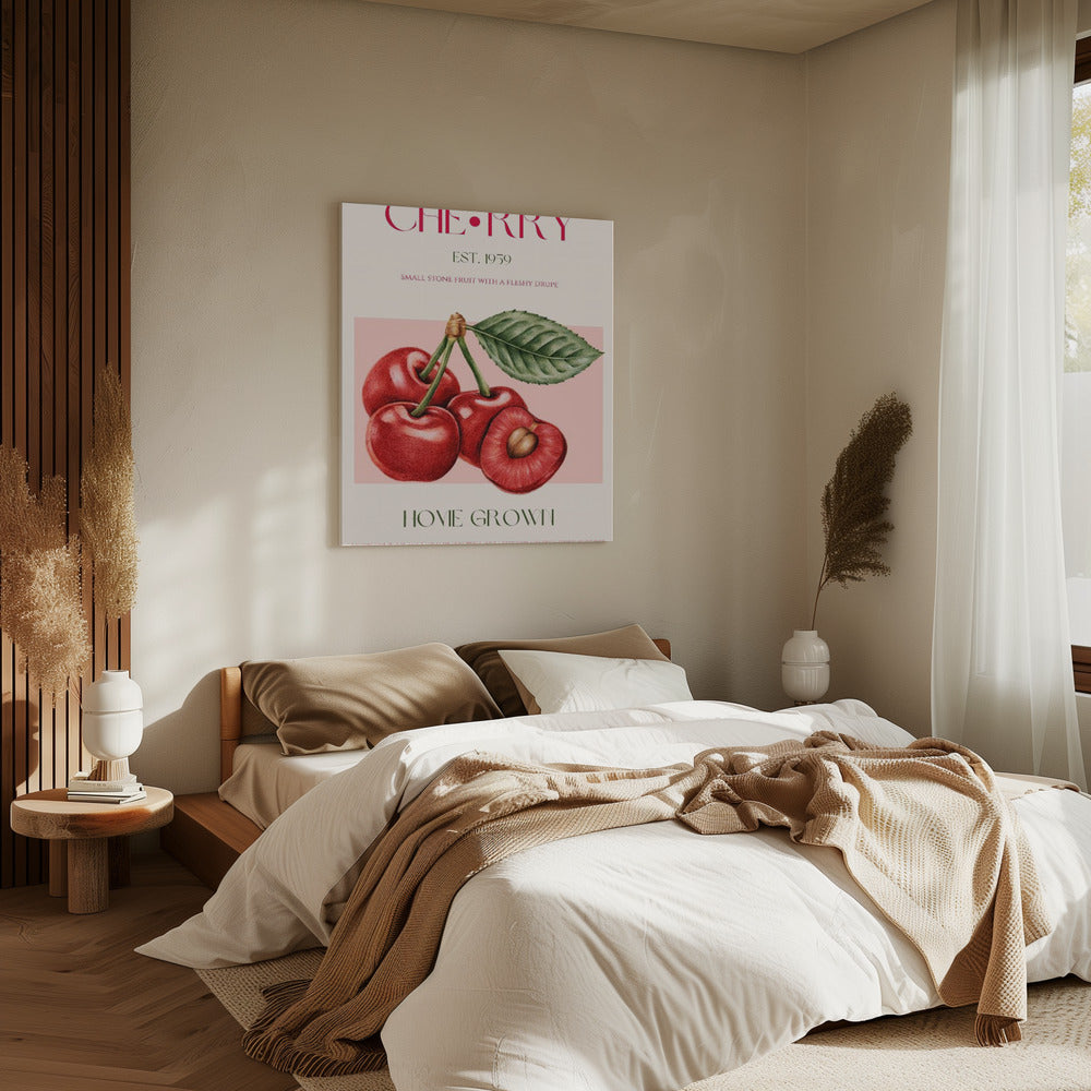Süße rote Kirschen | Leinwand