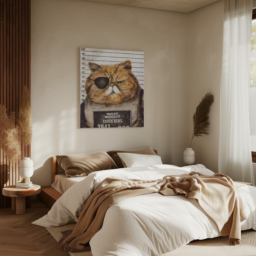 Lustige Katze | Leinwand