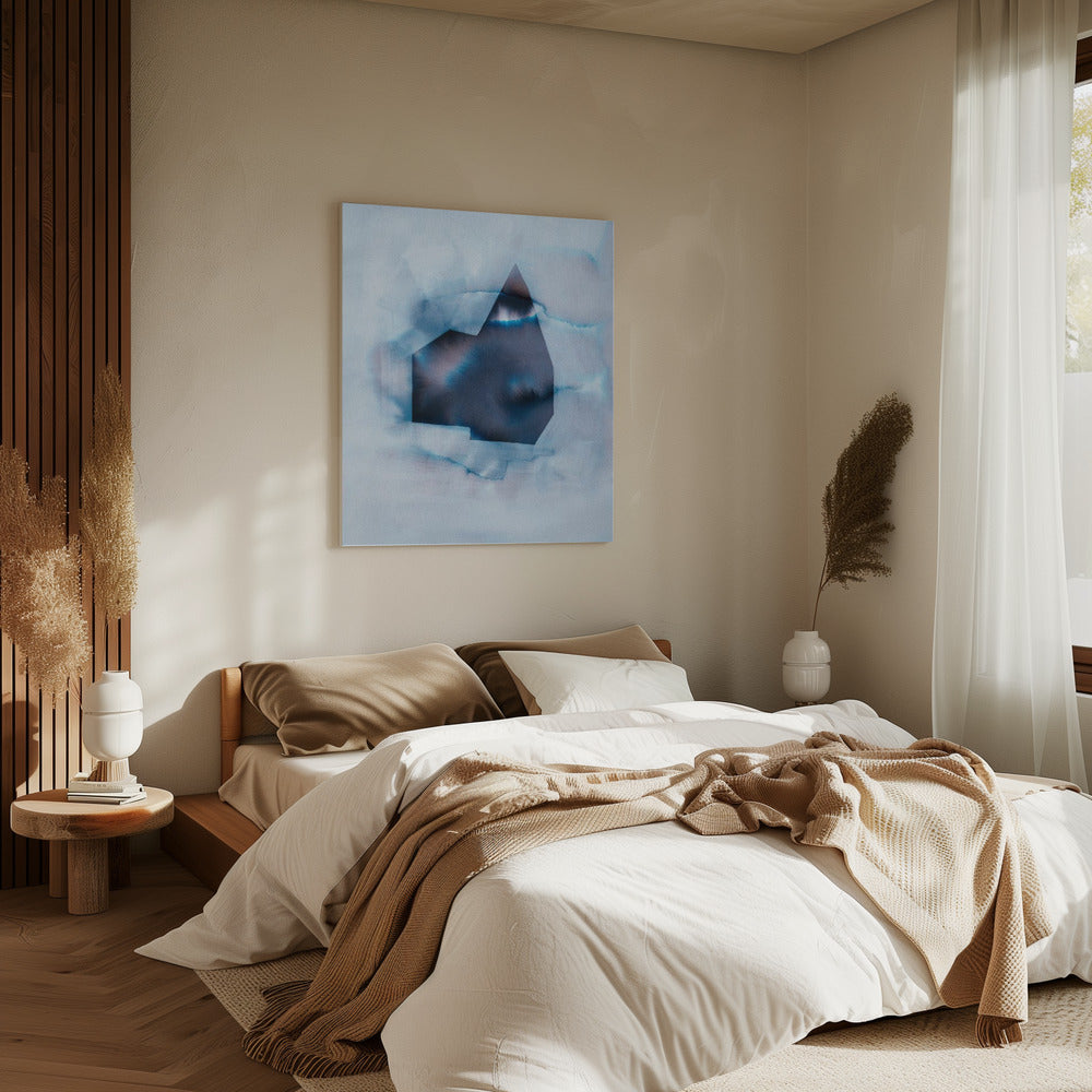Geometrische Form mit Farbverlauf | Leinwand
