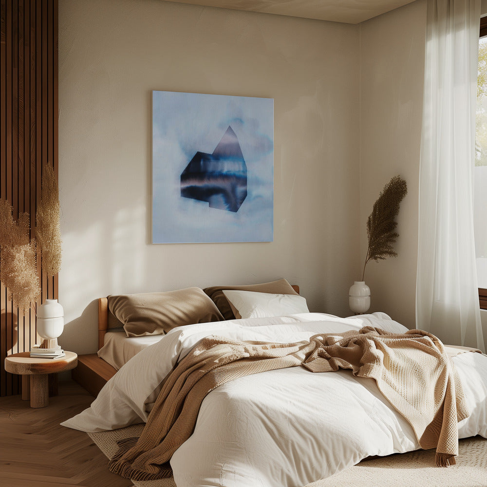 Geometrische Formen mit sanften Farbverläufen | Leinwand