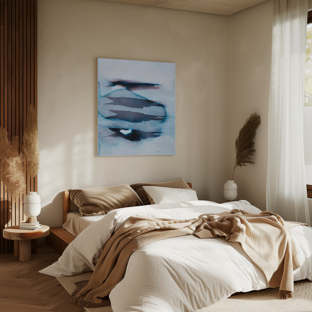 Durchscheinende Ebenen Landschaft | Leinwand