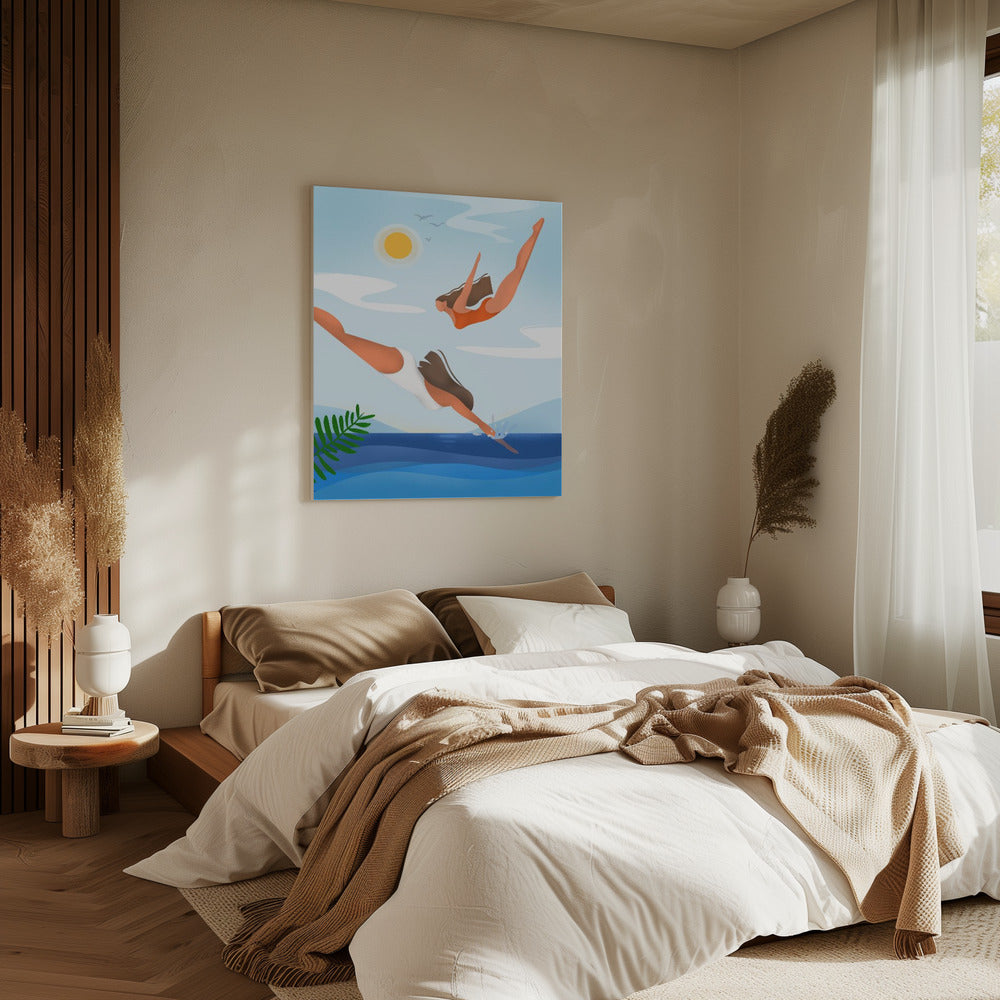 Oceanic Grace | Canvas
