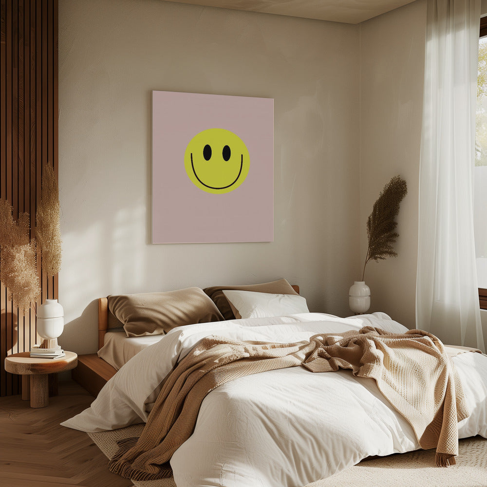 Gelbes Smiley-Gesicht | Leinwand