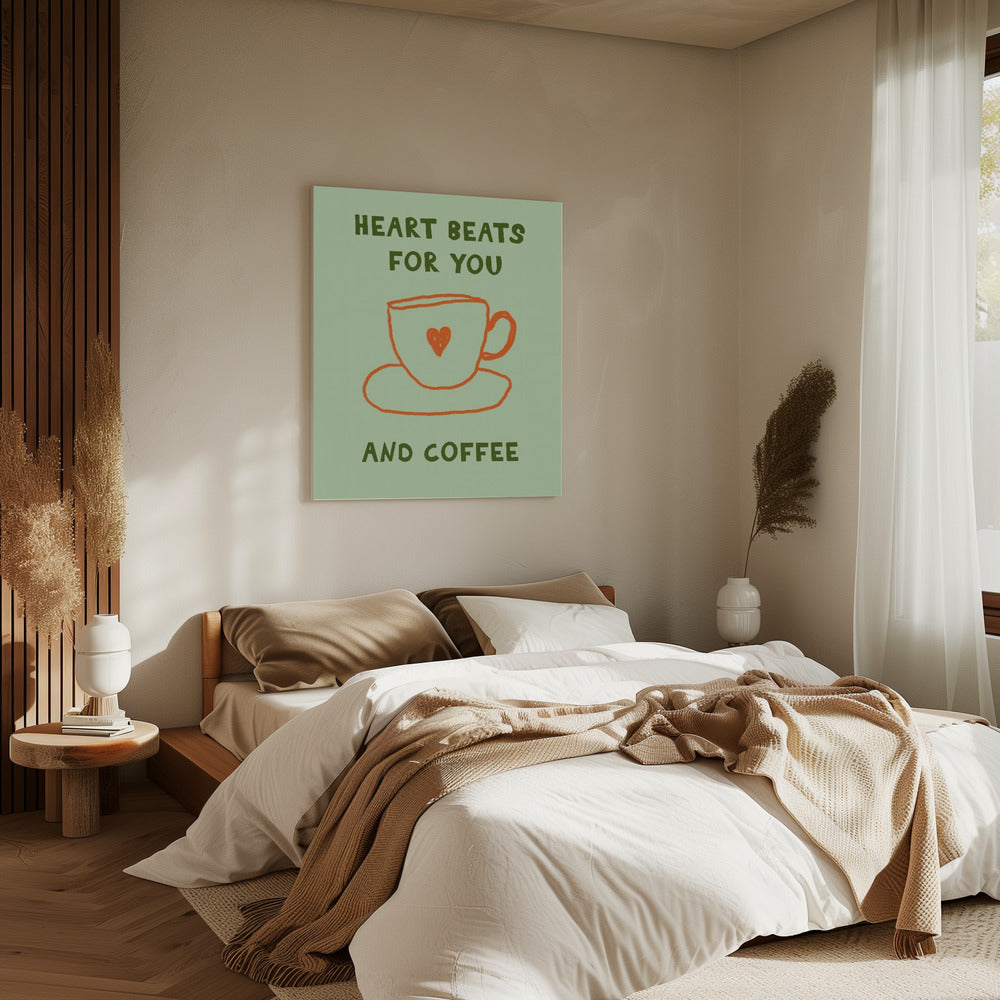 Kaffee-Liebesritual | Leinwand