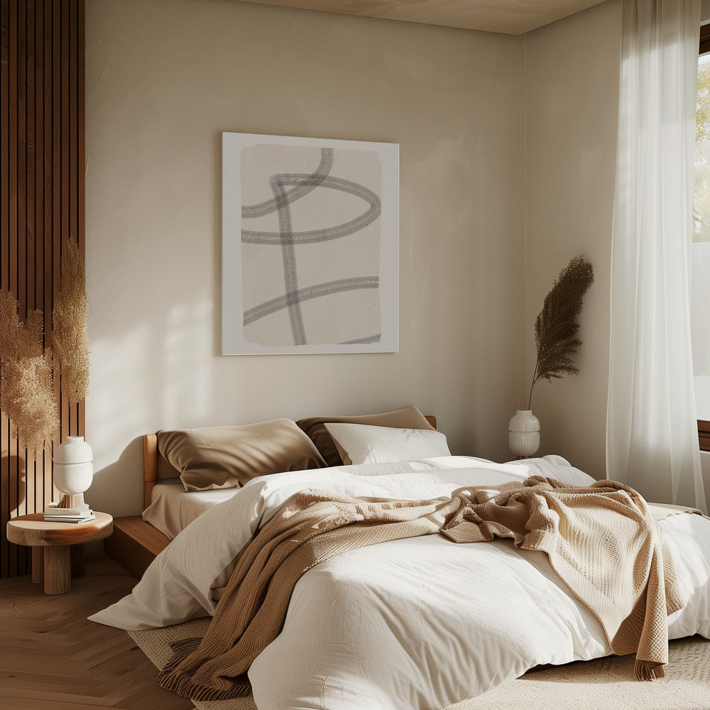 Minimalistische abstrakte Kunst | Leinwand