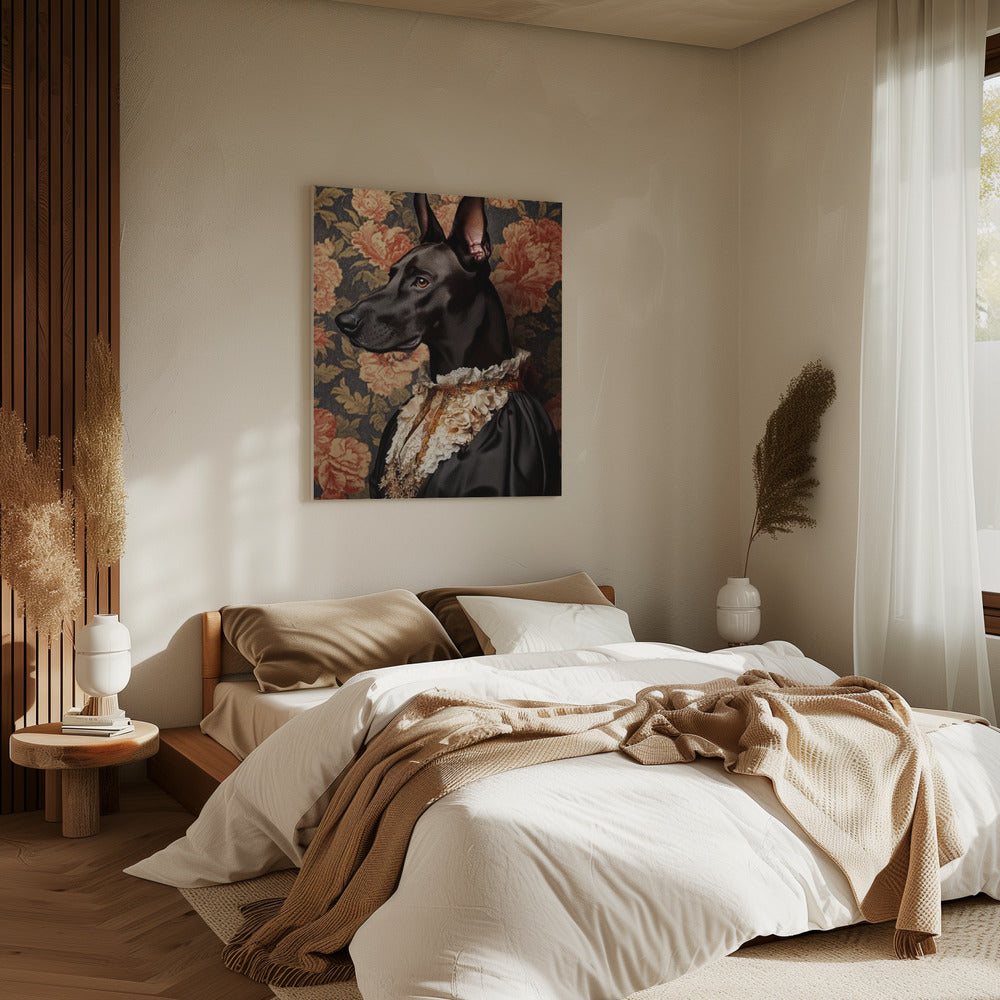 The Elegant Great Dane | Canvas