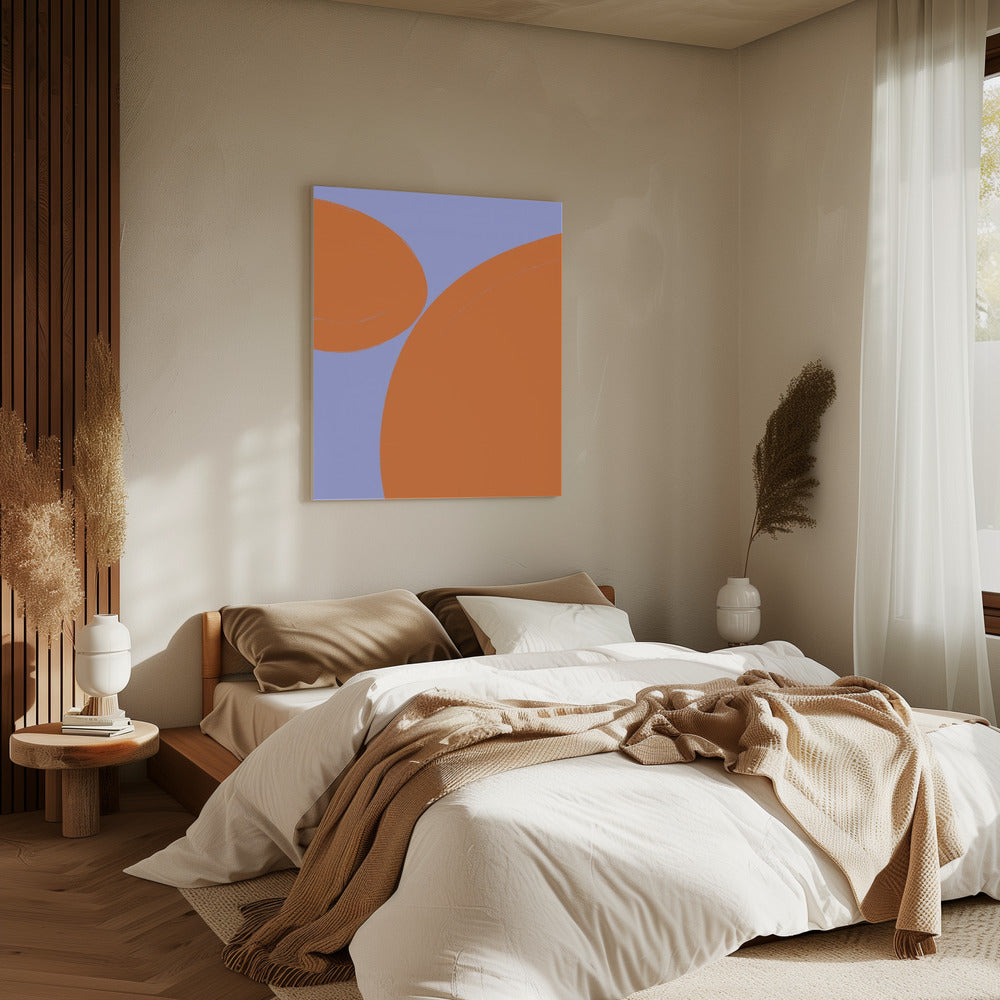 Orange Harmony Bliss | Leinwand
