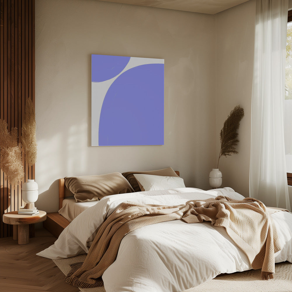 Soft Purple Curves | Canvas