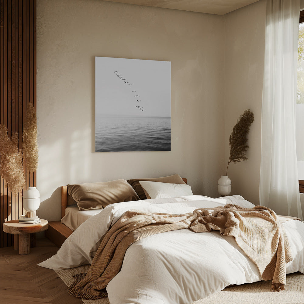 Fliegende Vögel | Leinwand