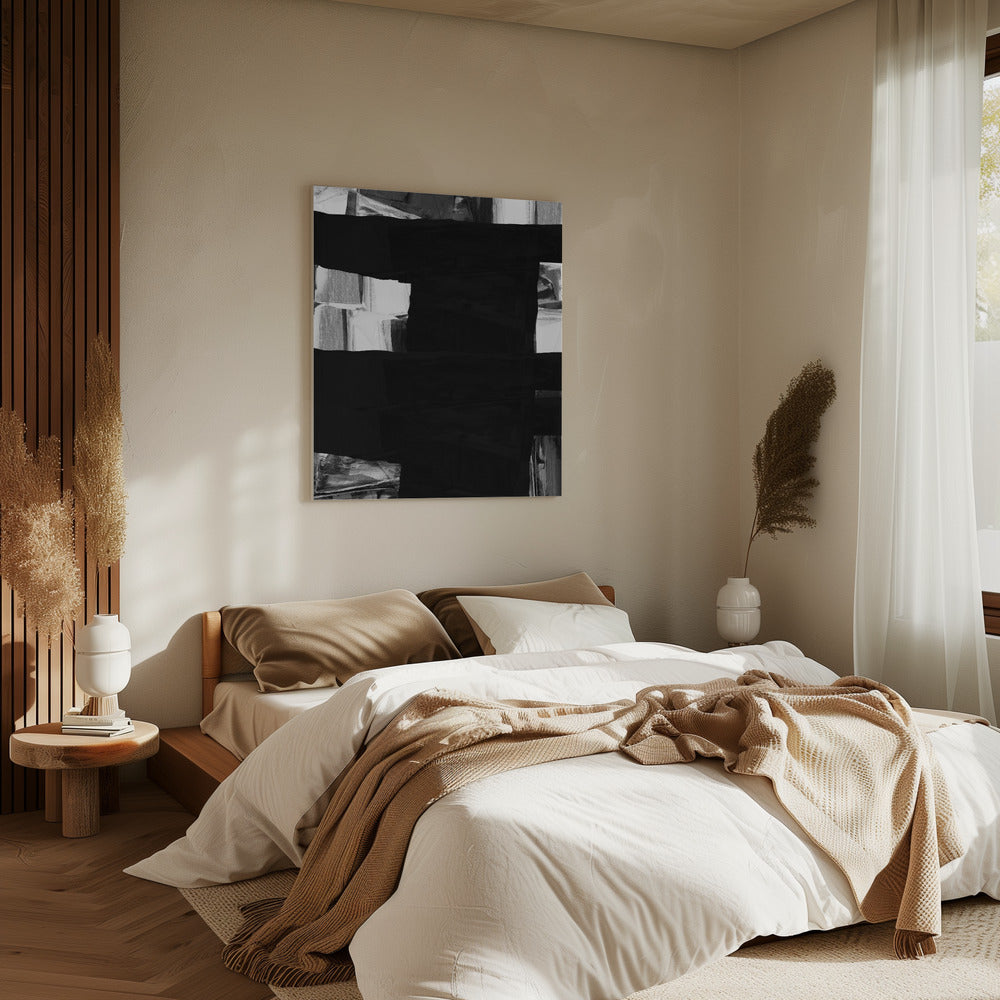Monochrome Ebenen | Leinwand
