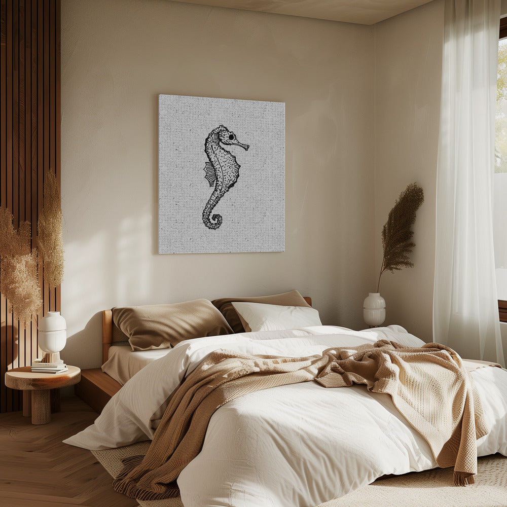 Wunderliches Seepferdchen | Leinwand