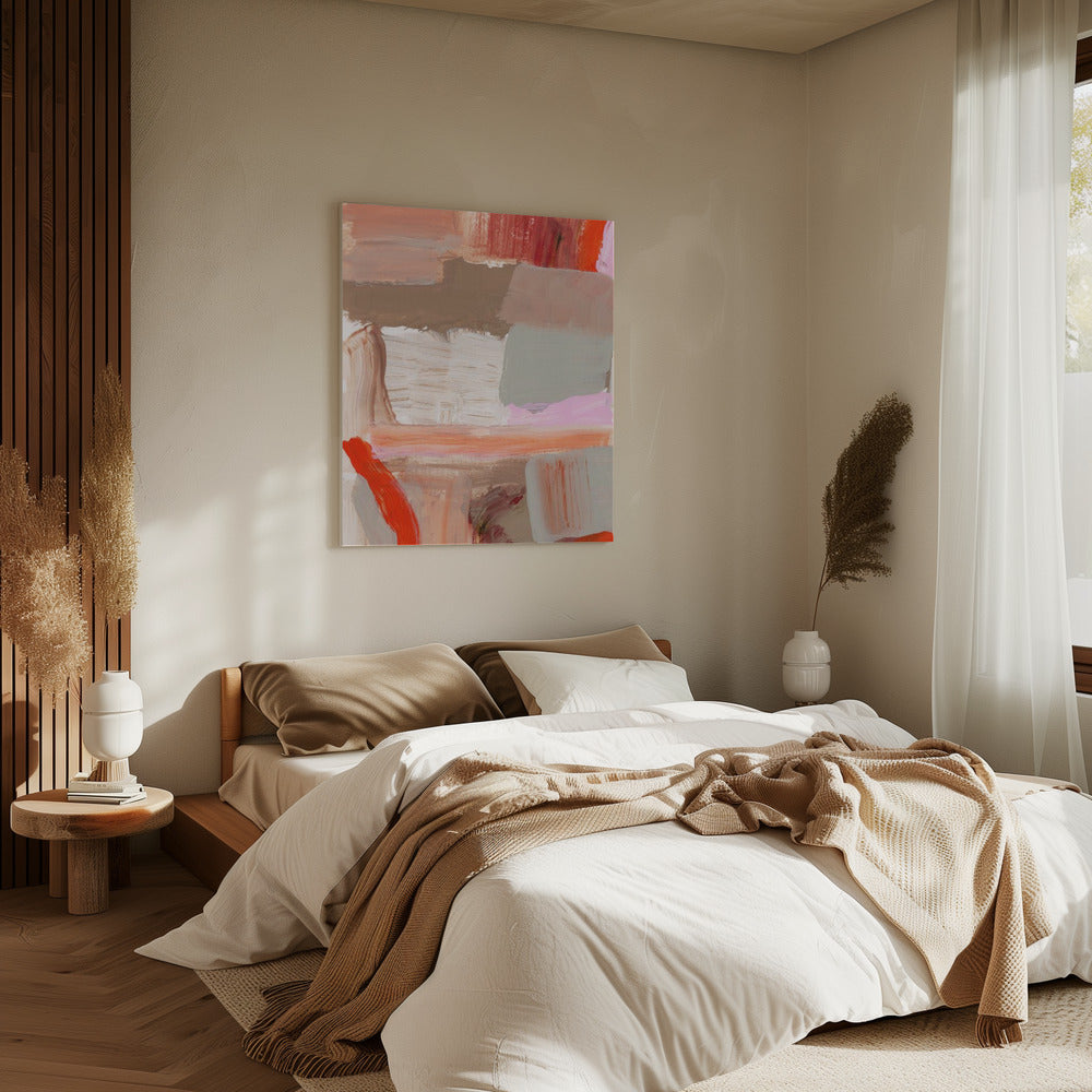 Bunte, kräftige Pinselstriche | Leinwand