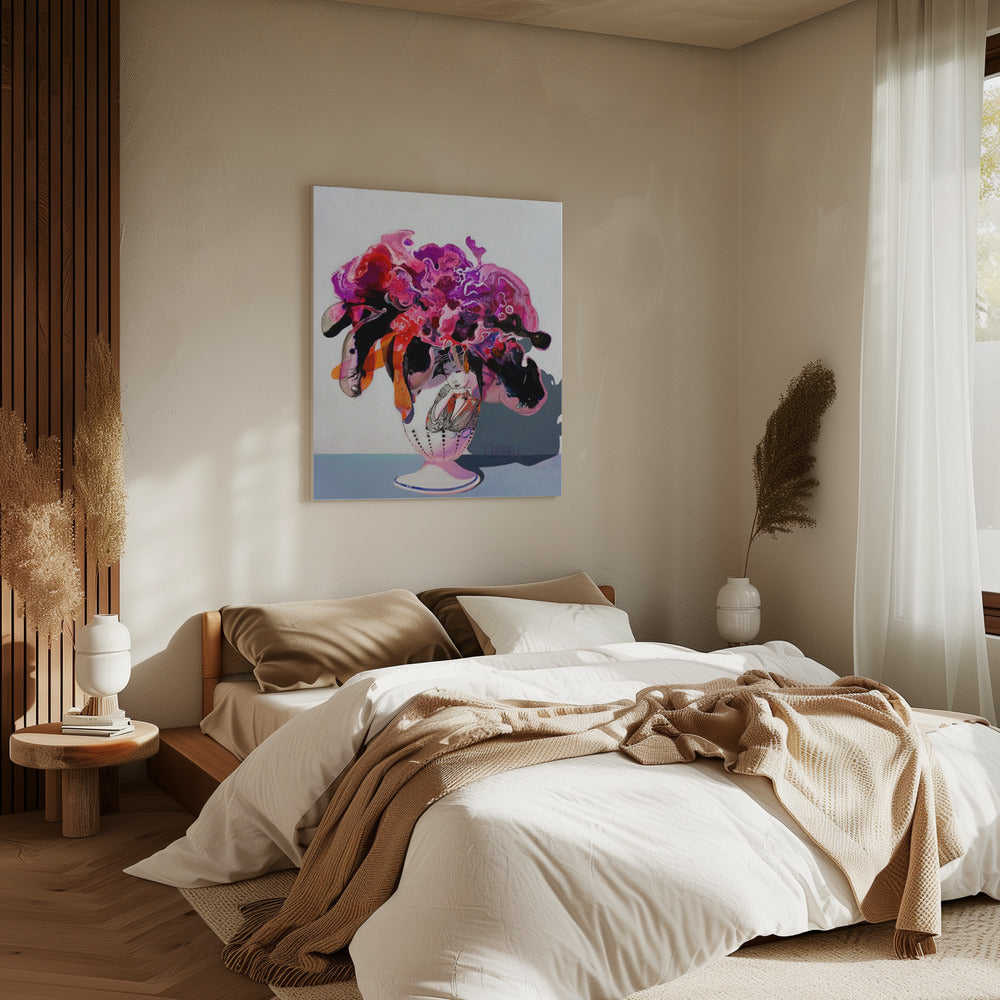 Blumenstrauß in einer Vase | Leinwand