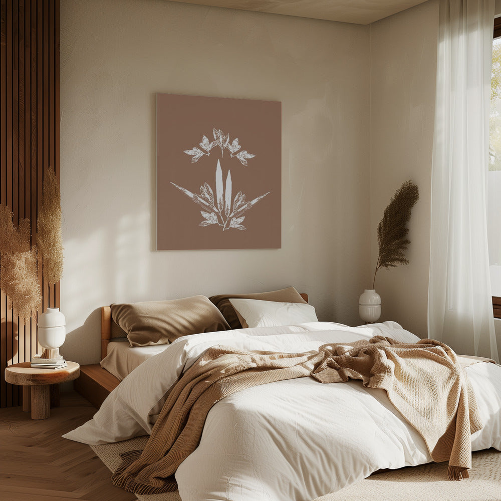 Blattemblem-Design | Leinwand