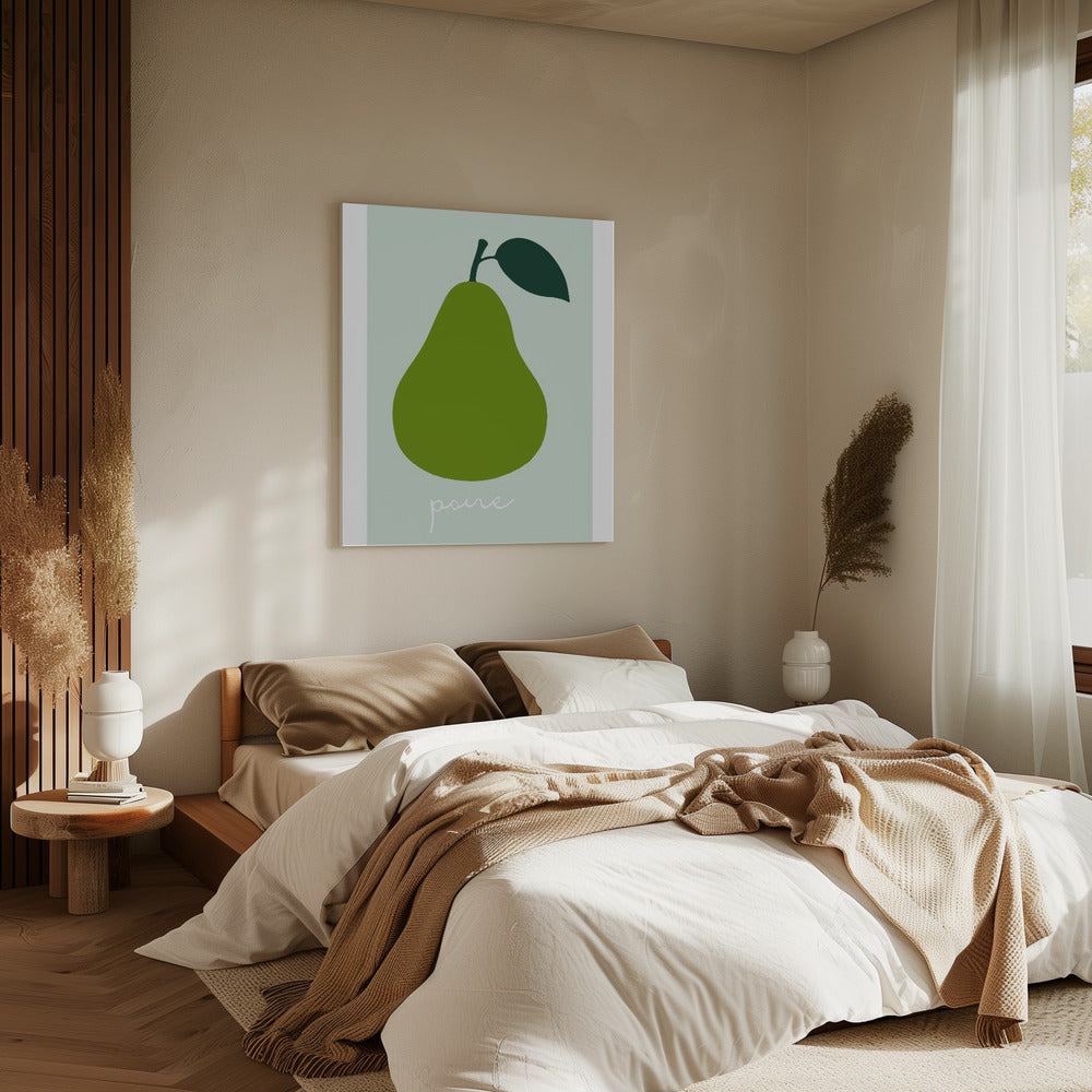 La Poire (Hellgrün) | Leinwand
