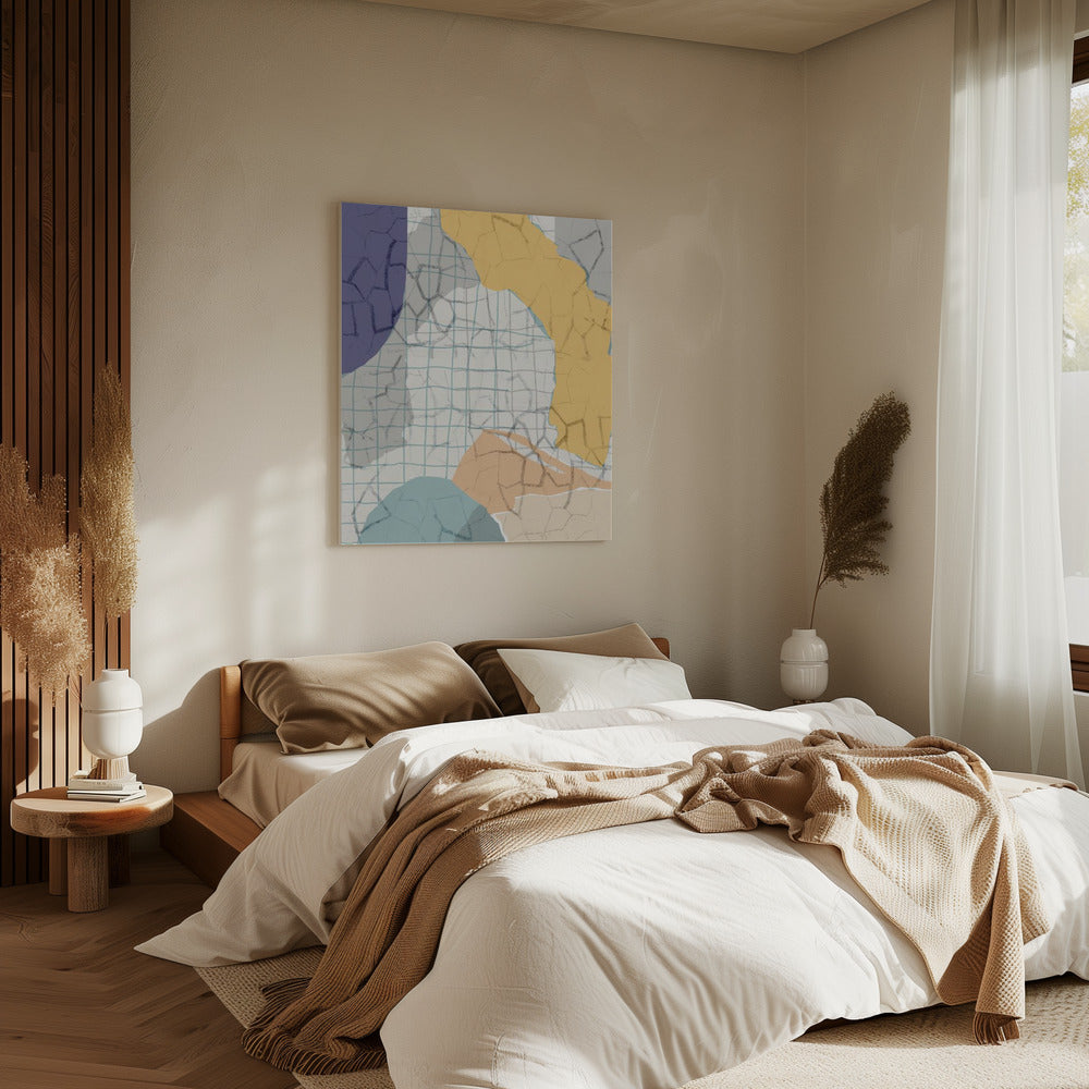 Terrestrische Spuren | Leinwand