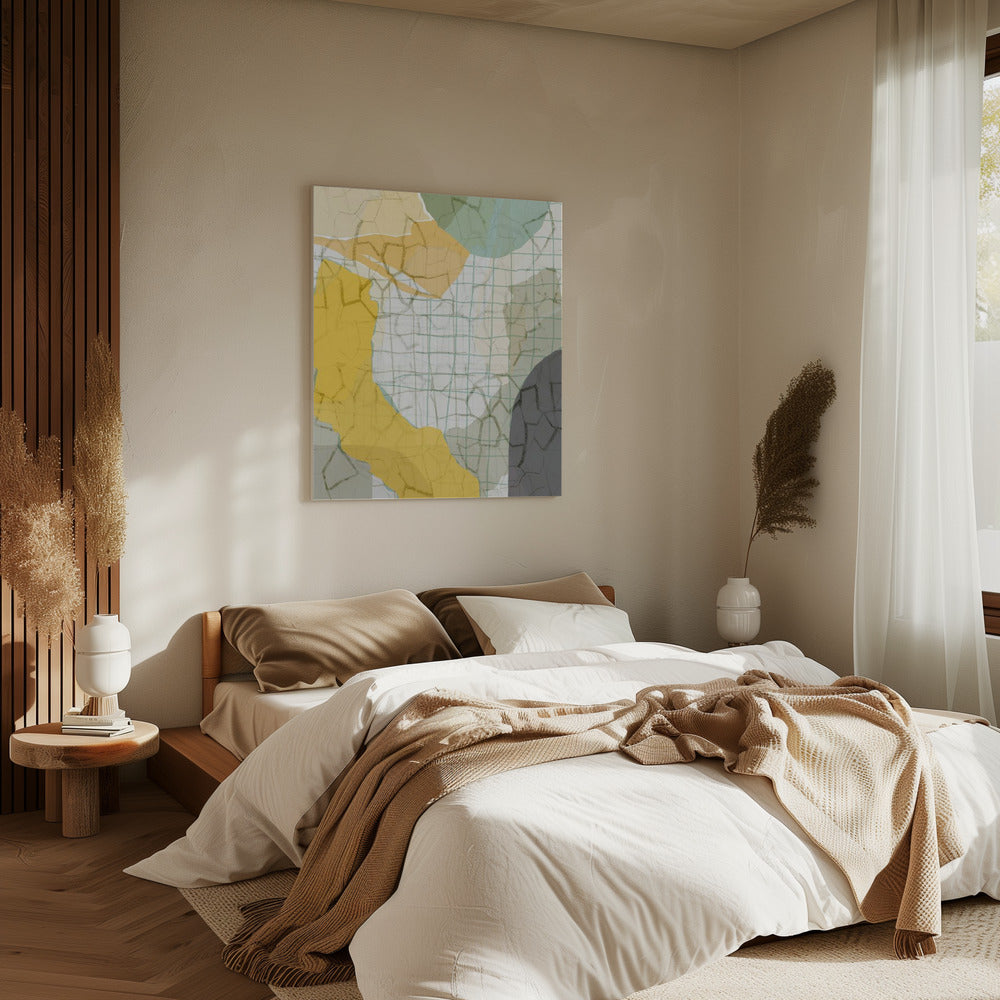 Terrestrische Spuren | Leinwand