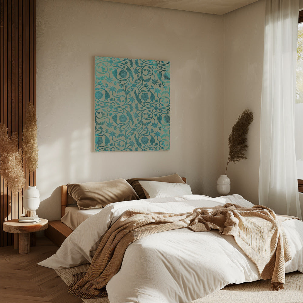Floraler Wirbelwind | Leinwand