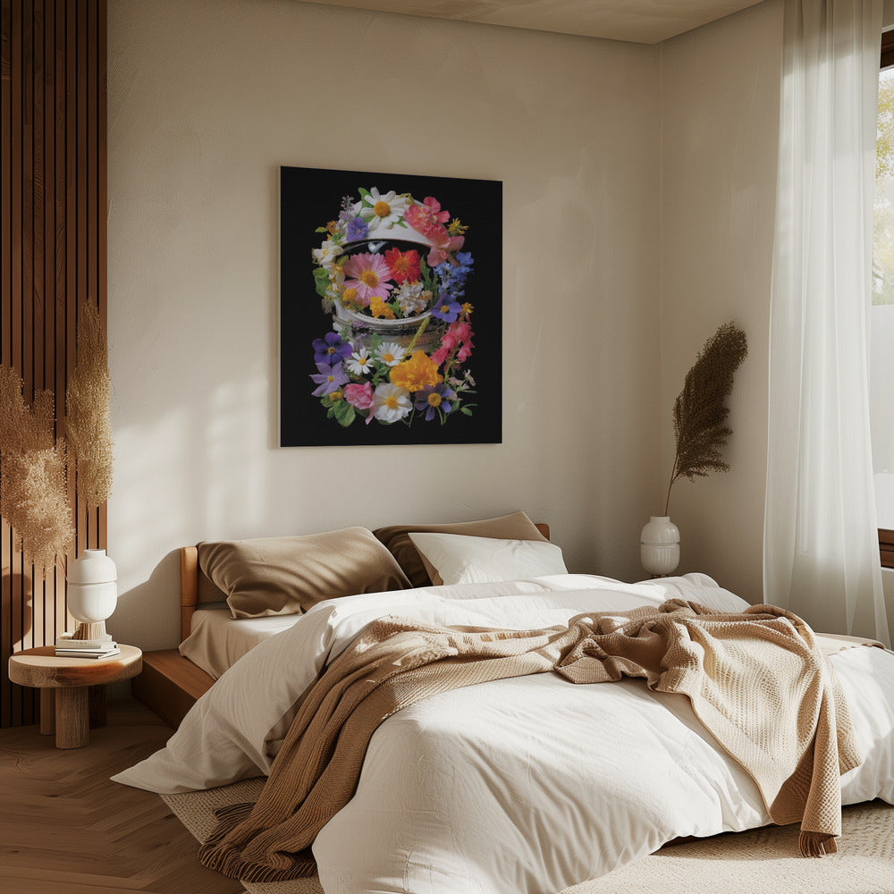Kosmische Blüte | Leinwand