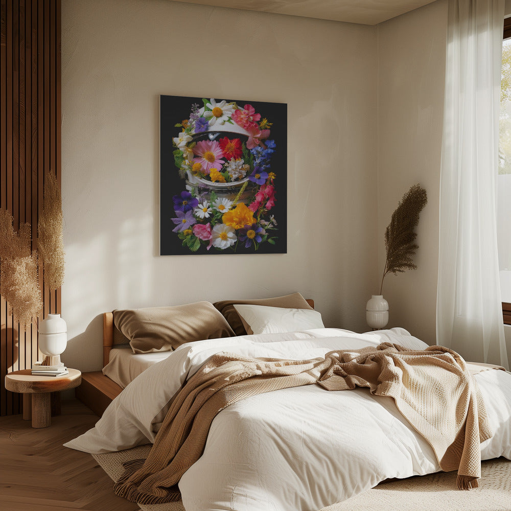 Kosmische Blüte | Leinwand