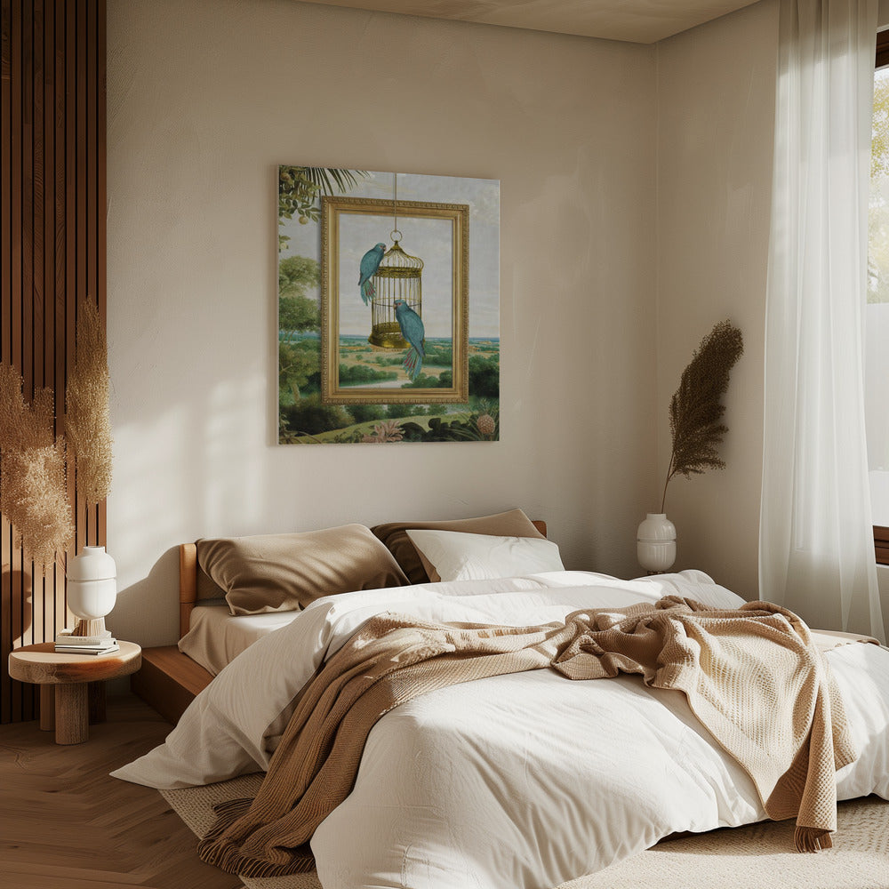 Der goldene Blick | Leinwand