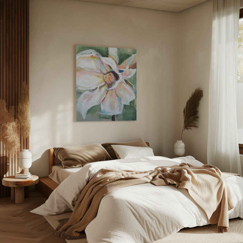 Rosa Magnolie | Leinwand