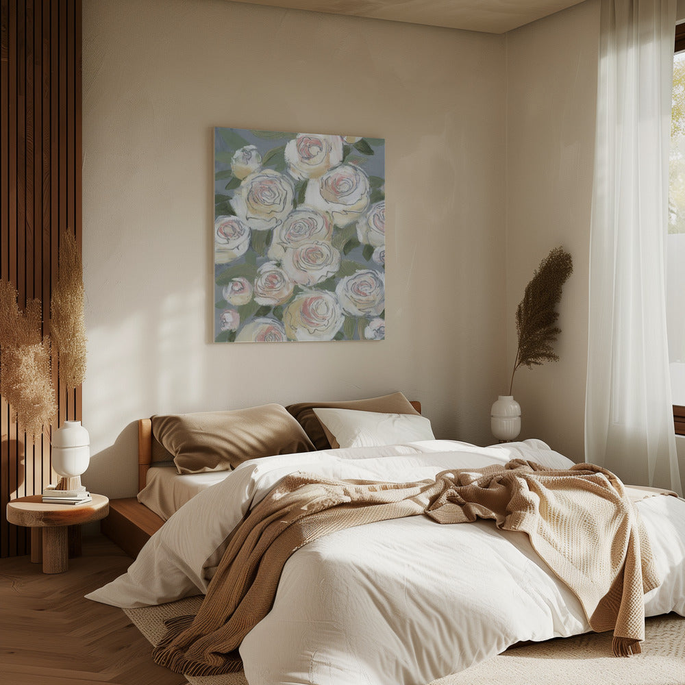 Elegantes Blumendesign | Leinwand