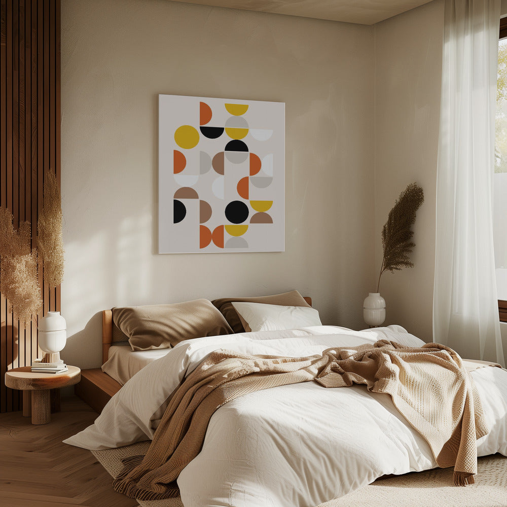 Mid-Century Muster | Leinwand
