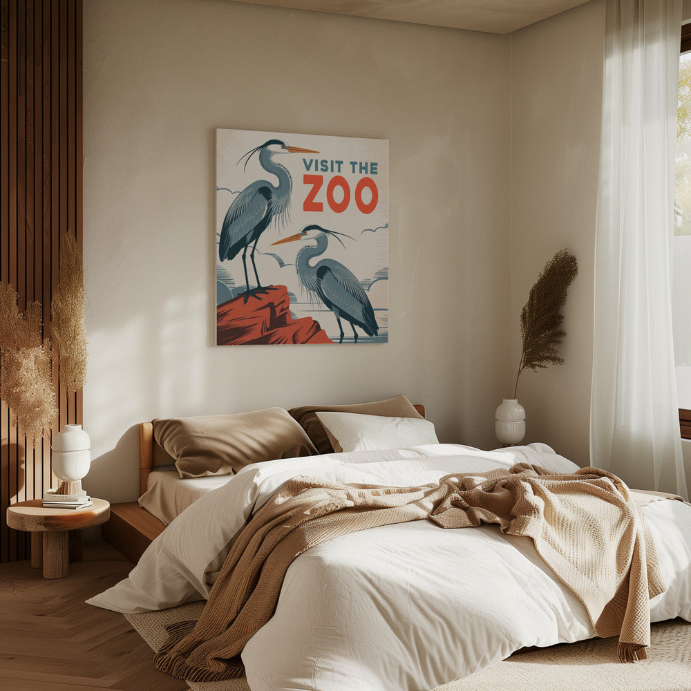 Besuchen Sie den Zoo | Leinwand
