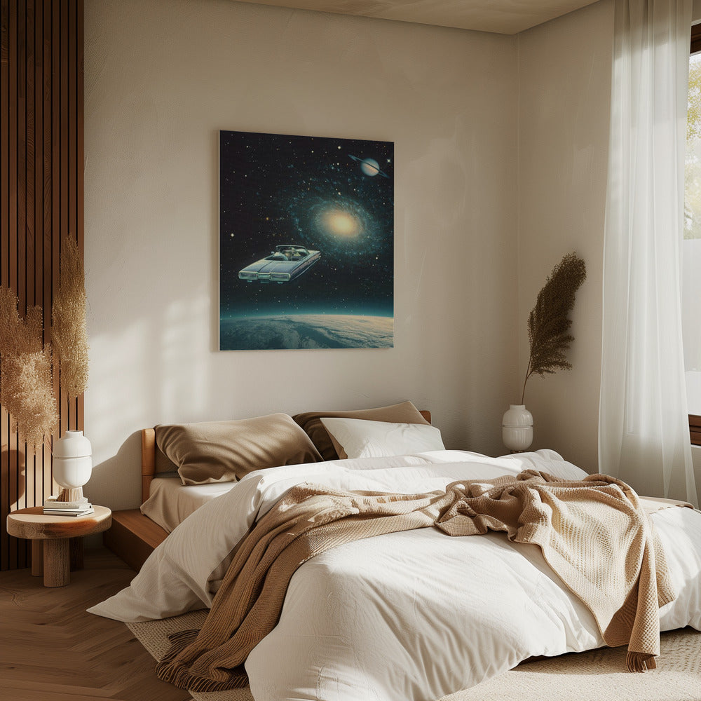 Fahrt durch den Kosmos | Leinwand