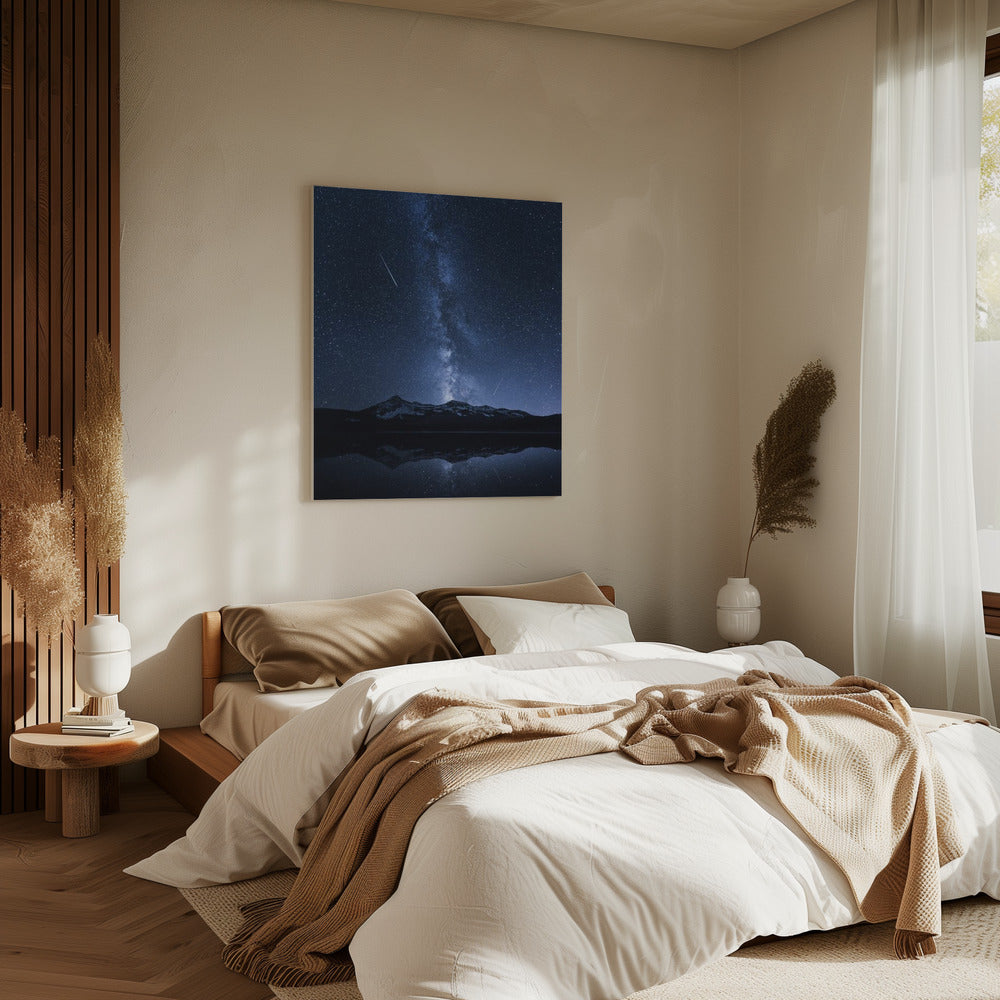 Galaxienreflexion | Leinwand
