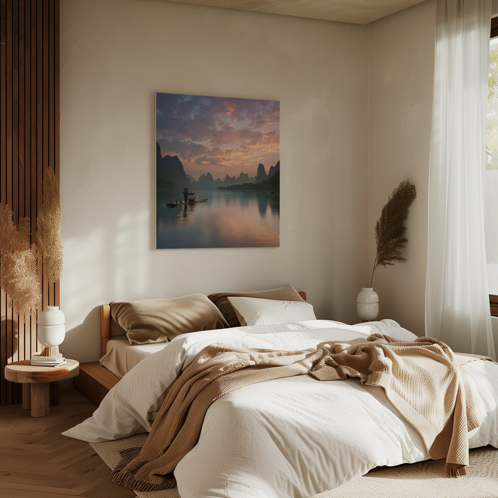 Li River Sunrise | Canvas