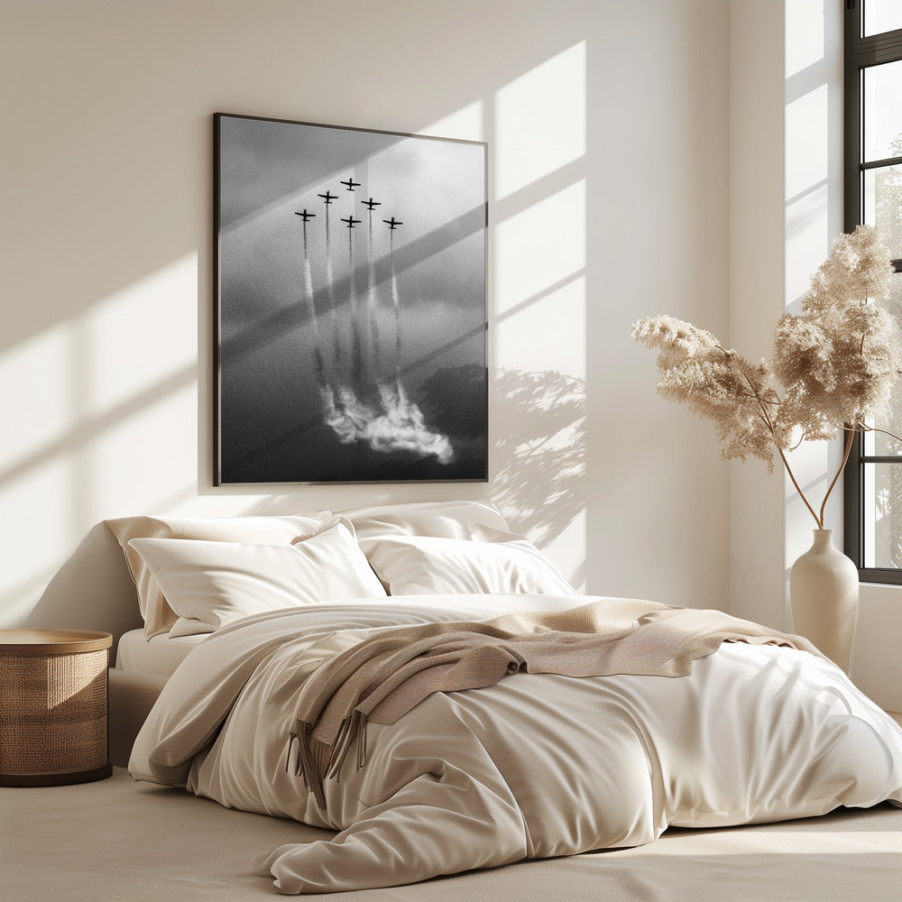 Sechs auf Wolke | Poster